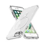 For iPhone 7 / 8 / SE 2022 Airbag Magsafe PC Hybrid TPU Phone Case(Transparent)