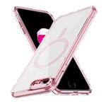 For iPhone 7 Plus / 8 Plus Airbag Magsafe PC Hybrid TPU Phone Case(Clear Pink)