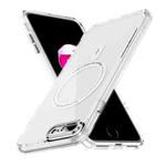 For iPhone 7 Plus / 8 Plus Airbag Magsafe PC Hybrid TPU Phone Case(Transparent)