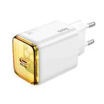 hoco N54 Monsoon Single Port PD45W Type-C Charger, EU Plug(White)