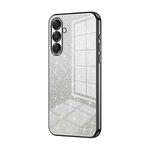 For Samsung Galaxy A17 Gradient Glitter Powder Electroplated Phone Case(Black)