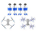 2 Pairs Sunnylife 7238F-2C For DJI Mavic Air 2 Double-sided Two-color Low Noise Quick-release Propellers(Blue White)