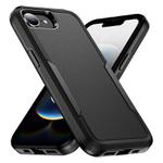 For iPhone 16e Pioneer Armor Heavy Duty PC + TPU Phone Case(Black)