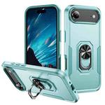 For iPhone 17 Air Pioneer Armor Heavy Duty PC + TPU Phone Case with Holder(Green)