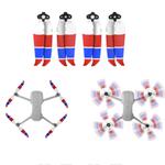 2 Pairs Sunnylife 7238F-3C For DJI Mavic Air 2 Double-sided Three-color Low Noise Quick-release Propellers(Red Blue White)