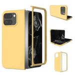 For Google Pixel 9 Pro Fold Skin Feel PC Phone Case(Yellow)