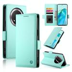 For Honor X9c Global / Magic7 Lite Side Buckle Magnetic Frosted Leather Phone Case(Mint Green)
