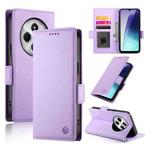 For Redmi 14C 4G Side Buckle Magnetic Frosted Leather Phone Case(Purple)