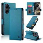 For Redmi  Turbo 4 Pro / Xiaomi Poco F7 Side Buckle Magnetic Frosted Leather Phone Case(Blue)