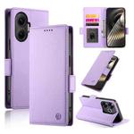 For Redmi  Turbo 4 Pro / Xiaomi Poco F7 Side Buckle Magnetic Frosted Leather Phone Case(Purple)