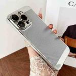 For iPhone 15 Pro Max Electroplated PC Frameless Cooling Phone Case(Silver)