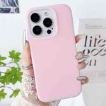For iPhone 11 Pro Max PC Hybrid Liquid Silicone Jelly Phone Case(Pink)