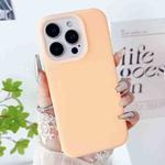 For iPhone 11 Pro Max PC Hybrid Liquid Silicone Jelly Phone Case(Orange)