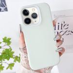 For iPhone 11 Pro PC Hybrid Liquid Silicone Jelly Phone Case(Light Green)