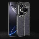 For Huawei Pura 80 5G Litchi Texture TPU Shockproof Phone Case(Black)