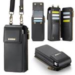 For Samsung Z Fold Series CaseMe Me50 Mini Lanyard Universal Bag(Black)