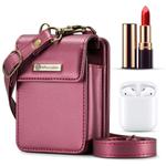 CaseMe Me50 Mini Universal Bag for Apple and Samsung Headphones + Lipstick(Wine Red)