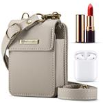 CaseMe Me50 Mini Universal Bag for Apple and Samsung Headphones + Lipstick(Khaki)