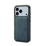 For iPhone 17 Pro Denior D08 PU Single Card Slot Holder Phone Case(Blue)