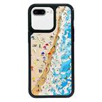 For iPhone 7 Plus / 8 Plus Exclusive Design Style PC Full Coverage Pattern Phone Case(Sandy Beach)