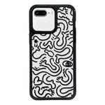 For iPhone 7 Plus / 8 Plus Exclusive Design Style PC Full Coverage Pattern Phone Case(US Geometric B)