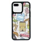 For iPhone 7 Plus / 8 Plus Exclusive Design Style PC Full Coverage Pattern Phone Case(City Sticker A)