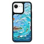 For iPhone 7 / 8 / SE 2020 2022 Exclusive Design Style PC Full Coverage Pattern Phone Case(Ocean Surfing)