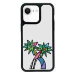 For iPhone 7 / 8 / SE 2020 2022 Exclusive Design Style PC Full Coverage Pattern Phone Case(Coconut Tree)