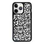 For iPhone 15 Pro Max Exclusive Design Style PC Full Coverage Pattern Phone Case(Geometric A)