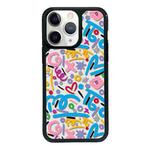 For iPhone 15 Pro Max Exclusive Design Style PC Full Coverage Pattern Phone Case(Geometric C)