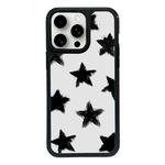 For iPhone 15 Pro Exclusive Design Style PC Full Coverage Pattern Phone Case(Star)