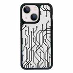 For iPhone 15 Plus Exclusive Design Style PC Full Coverage Pattern Phone Case(US Geometric A)