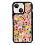 For iPhone 14 Exclusive Design Style PC Full Coverage Pattern Phone Case(Colorful Rose)