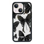 For iPhone 13 Exclusive Design Style PC Full Coverage Pattern Phone Case(Butterfly)