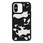 For iPhone X / XS Exclusive Design Style PC Full Coverage Pattern Phone Case(Waves)