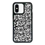 For iPhone X / XS Exclusive Design Style PC Full Coverage Pattern Phone Case(Geometric A)