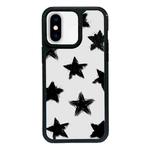 For iPhone X / XS Exclusive Design Style PC Full Coverage Pattern Phone Case(Star)