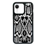 For iPhone XR Exclusive Design Style PC Full Coverage Pattern Phone Case(Snake Pattern)