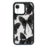 For iPhone XR Exclusive Design Style PC Full Coverage Pattern Phone Case(Butterfly)