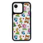 For iPhone XR Exclusive Design Style PC Full Coverage Pattern Phone Case(Little Bear)