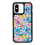 For iPhone XS Max Exclusive Design Style PC Full Coverage Pattern Phone Case(Geometric C)