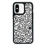 For iPhone XS Max Exclusive Design Style PC Full Coverage Pattern Phone Case(US Geometric B)