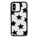 For iPhone XS Max Exclusive Design Style PC Full Coverage Pattern Phone Case(Star)