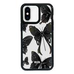 For iPhone XS Max Exclusive Design Style PC Full Coverage Pattern Phone Case(Butterfly)