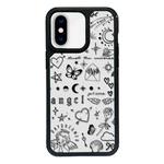 For iPhone XS Max Exclusive Design Style PC Full Coverage Pattern Phone Case(Label)