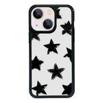 For iPhone 13 mini Exclusive Design Style PC Full Coverage Pattern Phone Case(Star)