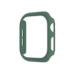 For Apple Watch Series 10 46mm Spray Glazing PC Hollow Watch Case(Official Green)