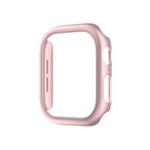 For Apple Watch Series 10 46mm Spray Glazing PC Hollow Watch Case(Rose Gold)