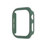 For Apple Watch Series 10 42mm Spray Glazing PC Hollow Watch Case(Official Green)