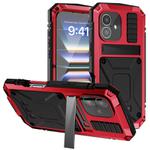 For iPhone 16 Plus R-JUST Life Waterproof Dustproof Shockproof Phone Case(Red)